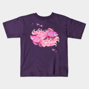 Pink fishes Kids T-Shirt